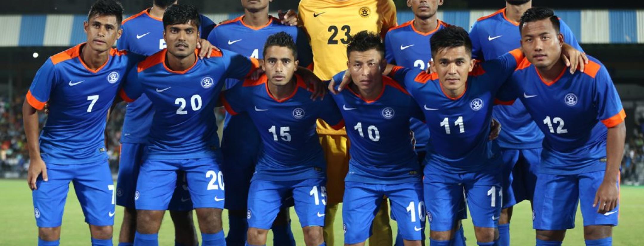India has broken into the Top 100 FIFA Rankings