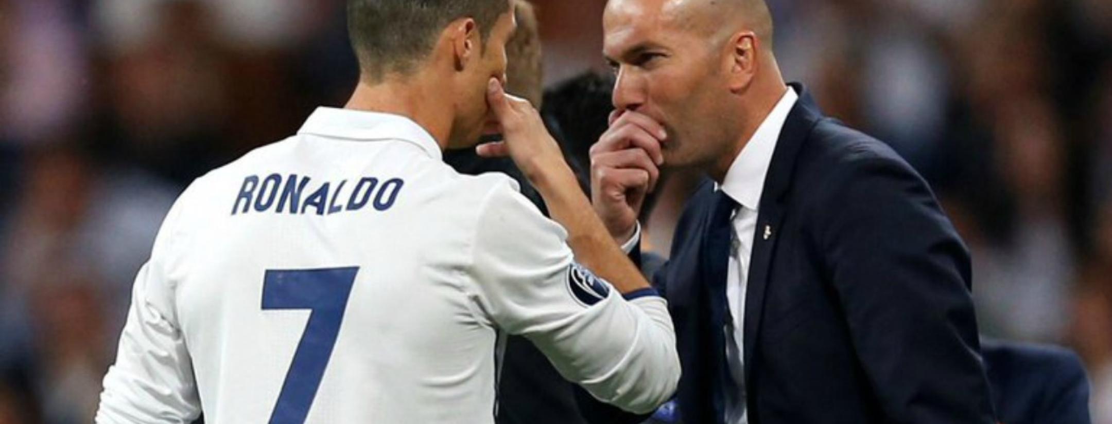 Cristiano Ronaldo and Zinedine Zidane