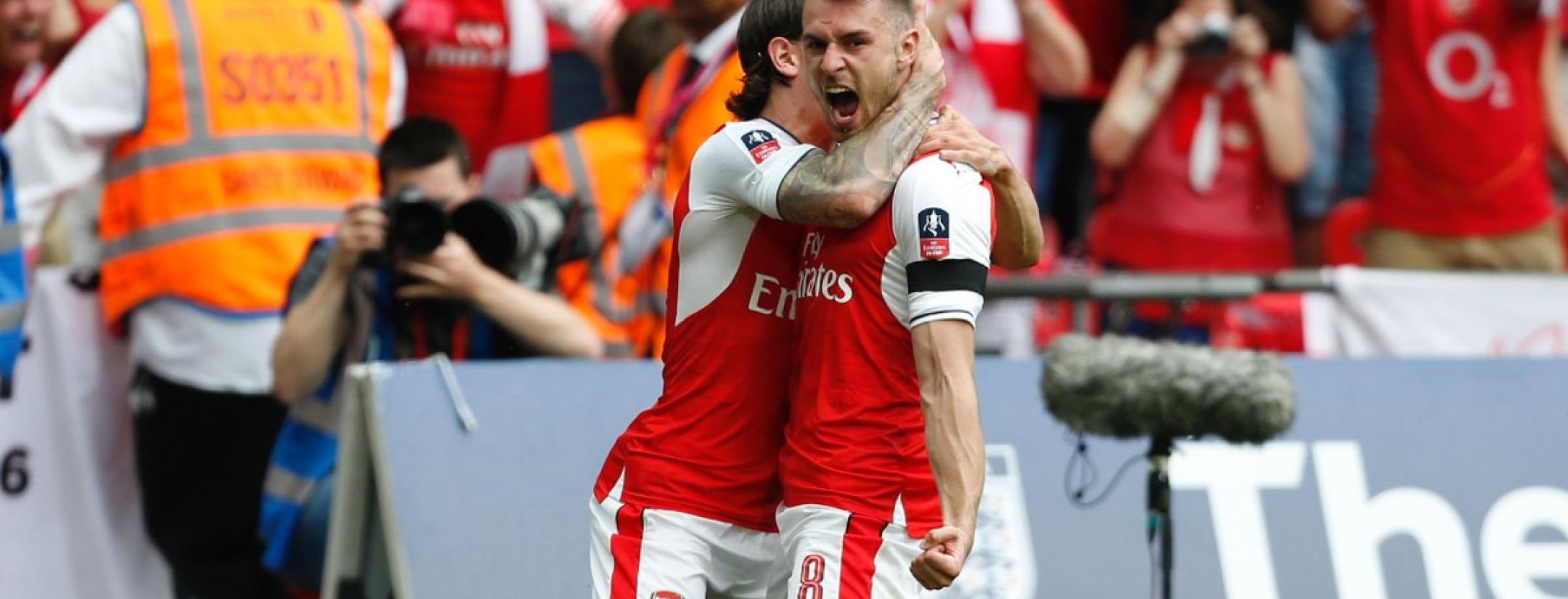 Aaron Ramsey and Hector Bellerin