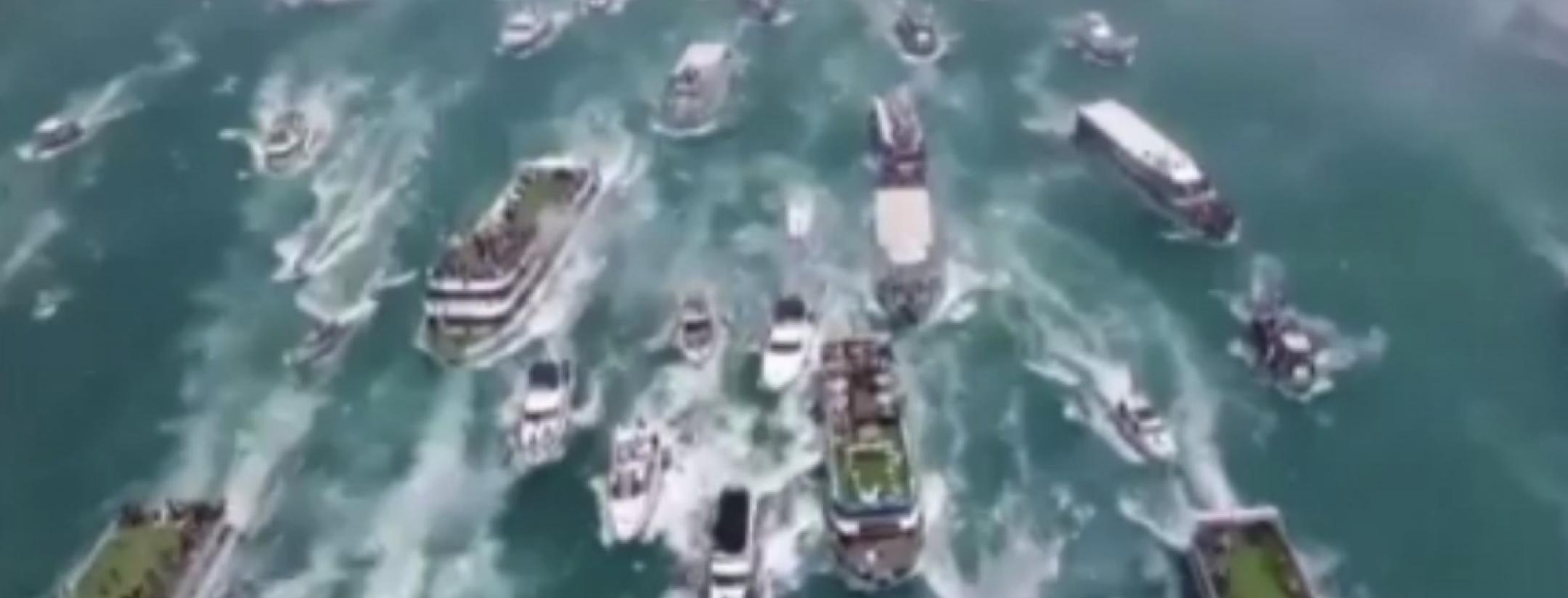 Besiktas title celebrations