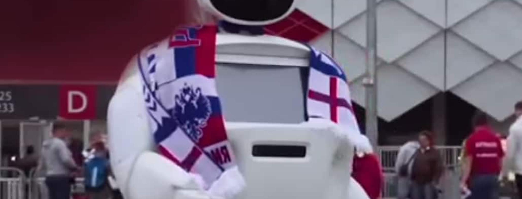 Russia hooligan robot