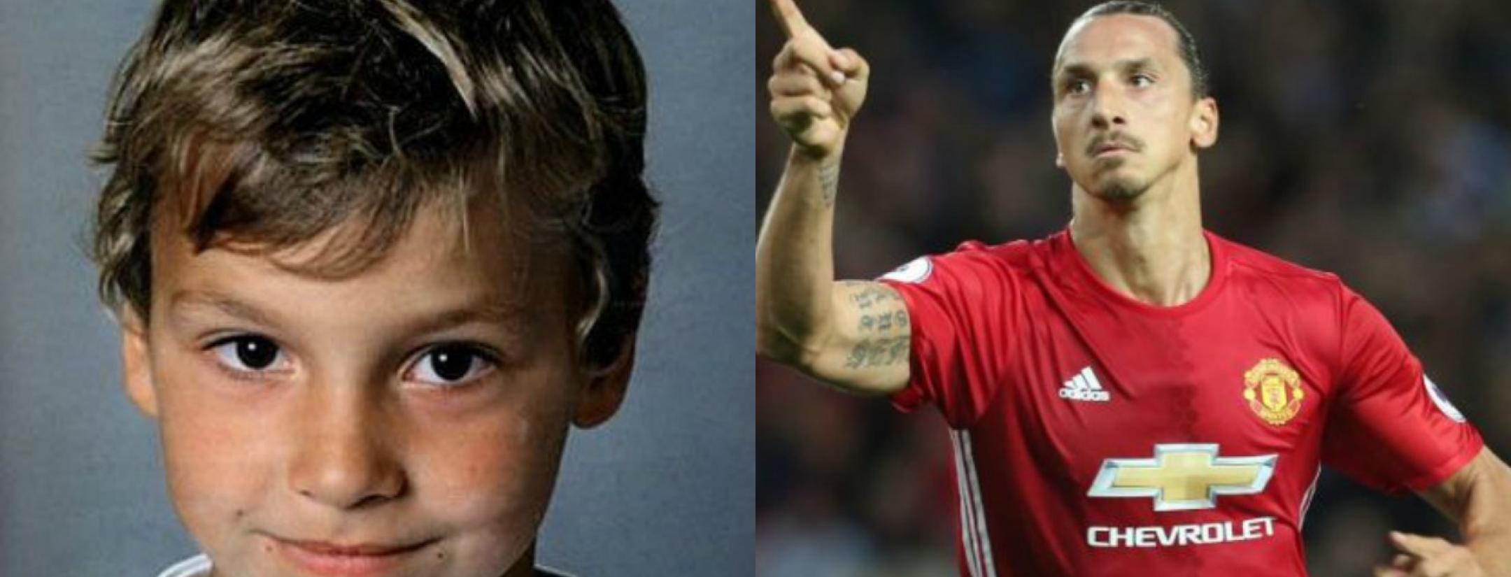 Zlatan Ibrahimovic childhood photo
