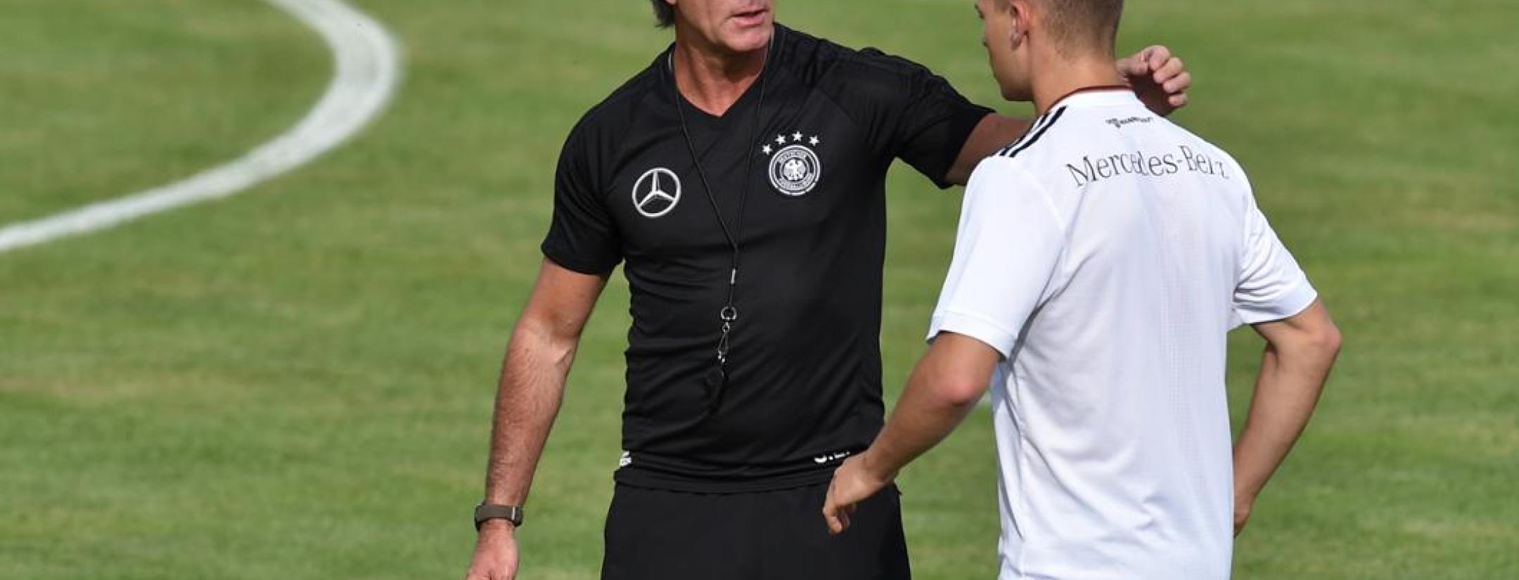 Joachim Low and Joshua Kimmich