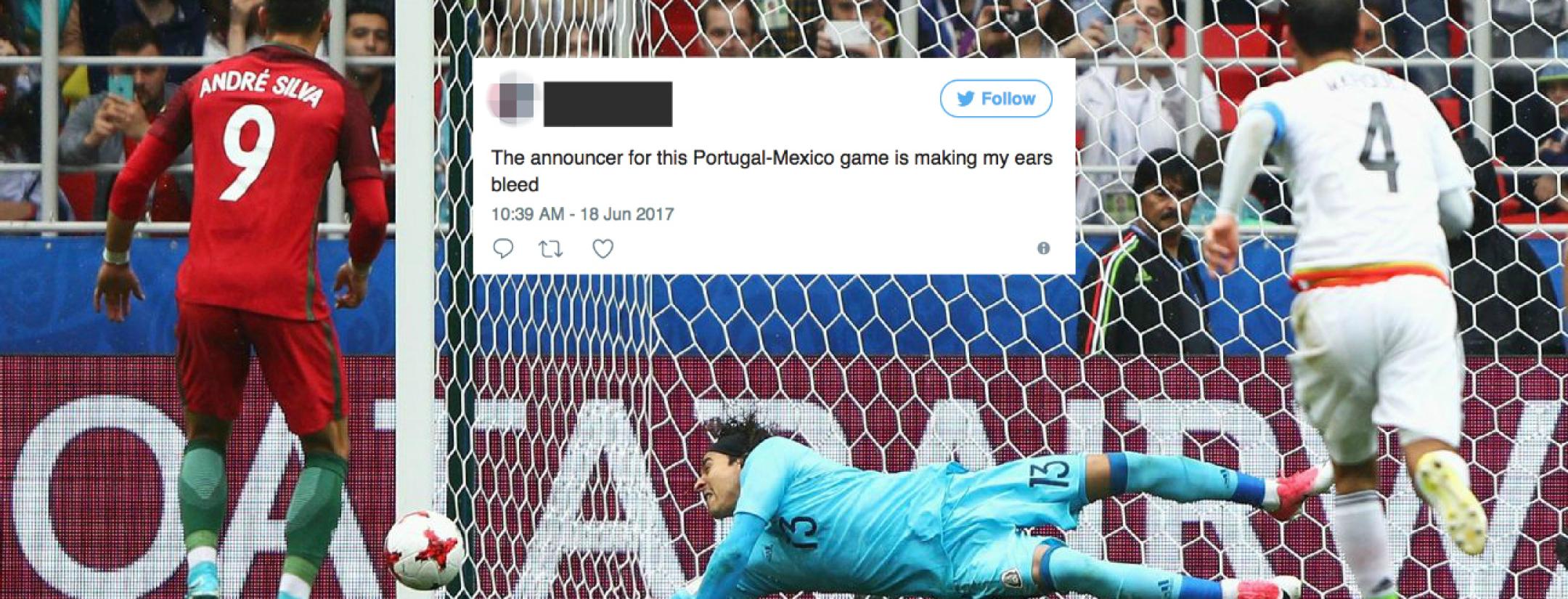 Mexico-Portugal Announcer - Jorge Pérez-Navarro