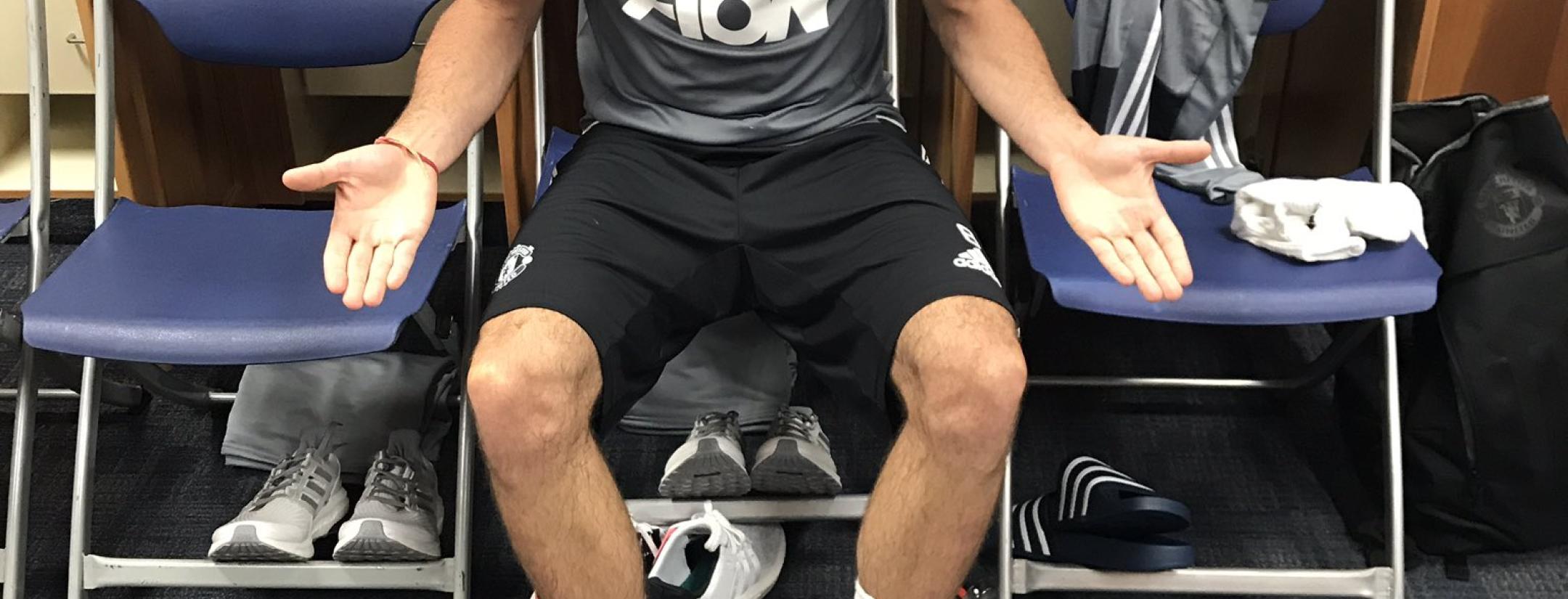 Romelu Lukaku has giant feet.