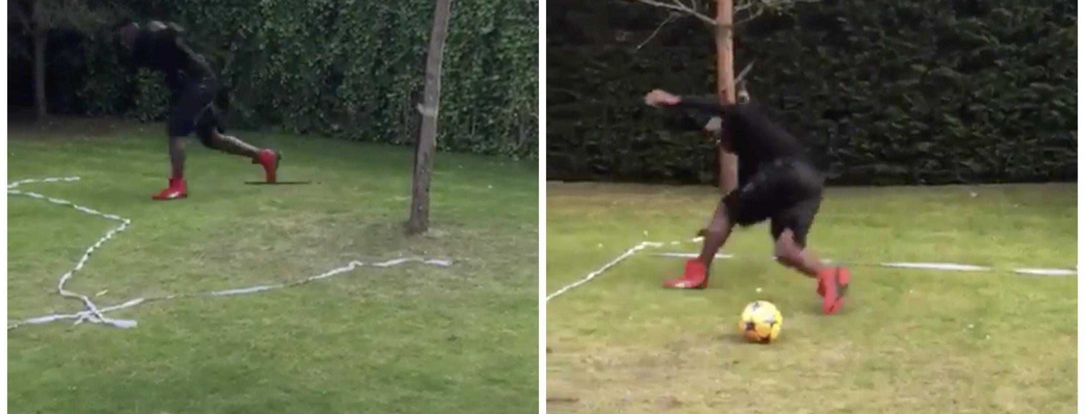 Mario Balotelli Dizzy Bat With A Soccer Ball