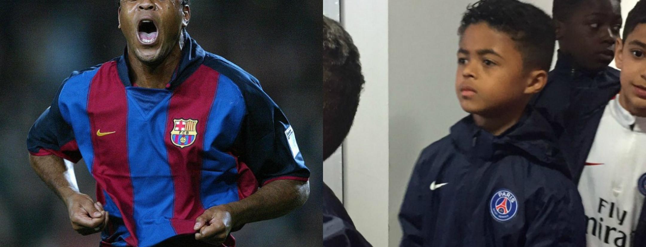 Patrick Kluivert and Shane Kluivert