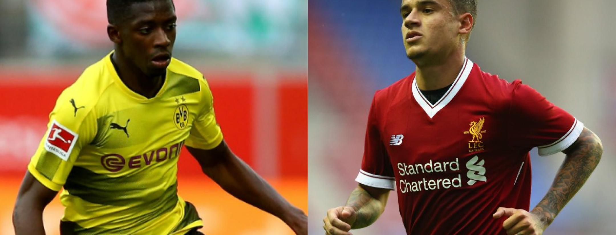 Ousmane Dembele and Philippe Coutinho
