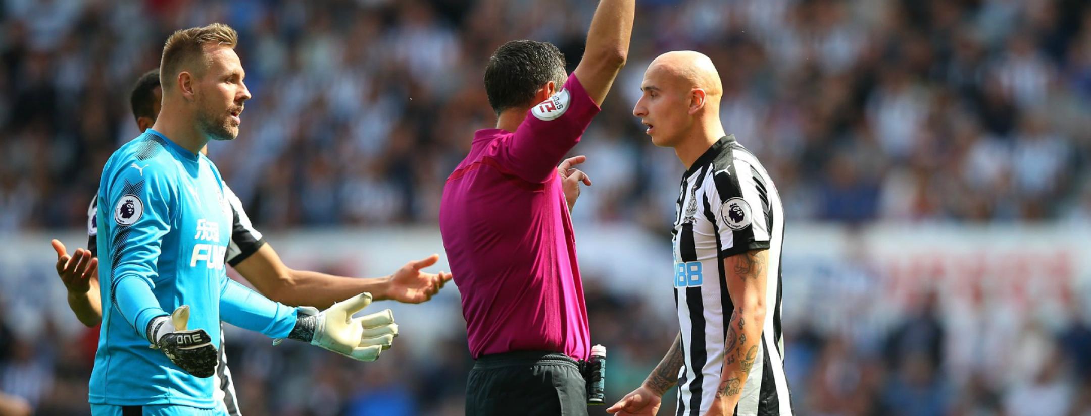 Jonjo Shelvey Red Card