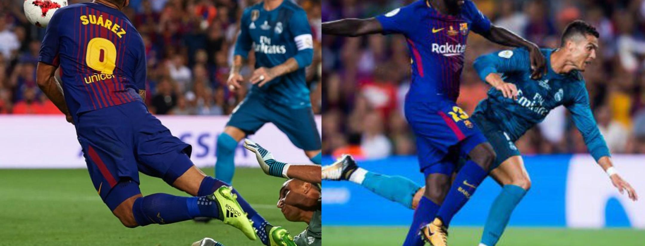 Luis Suarez and Cristiano Ronaldo