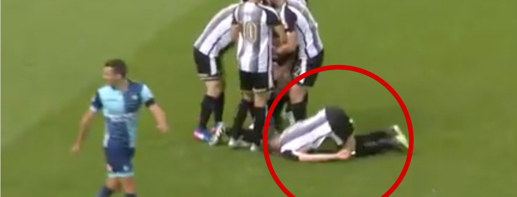 Matt Tootle celebration