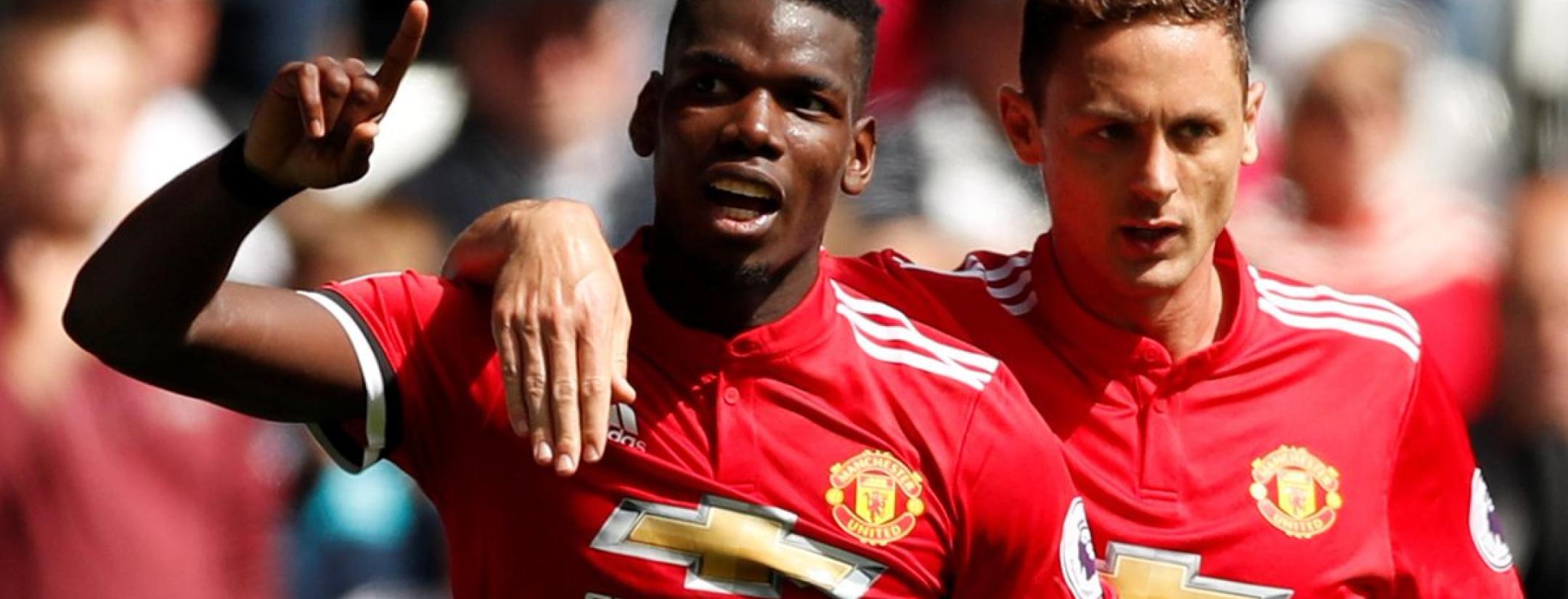 Paul Pogba and Nemanja Matic