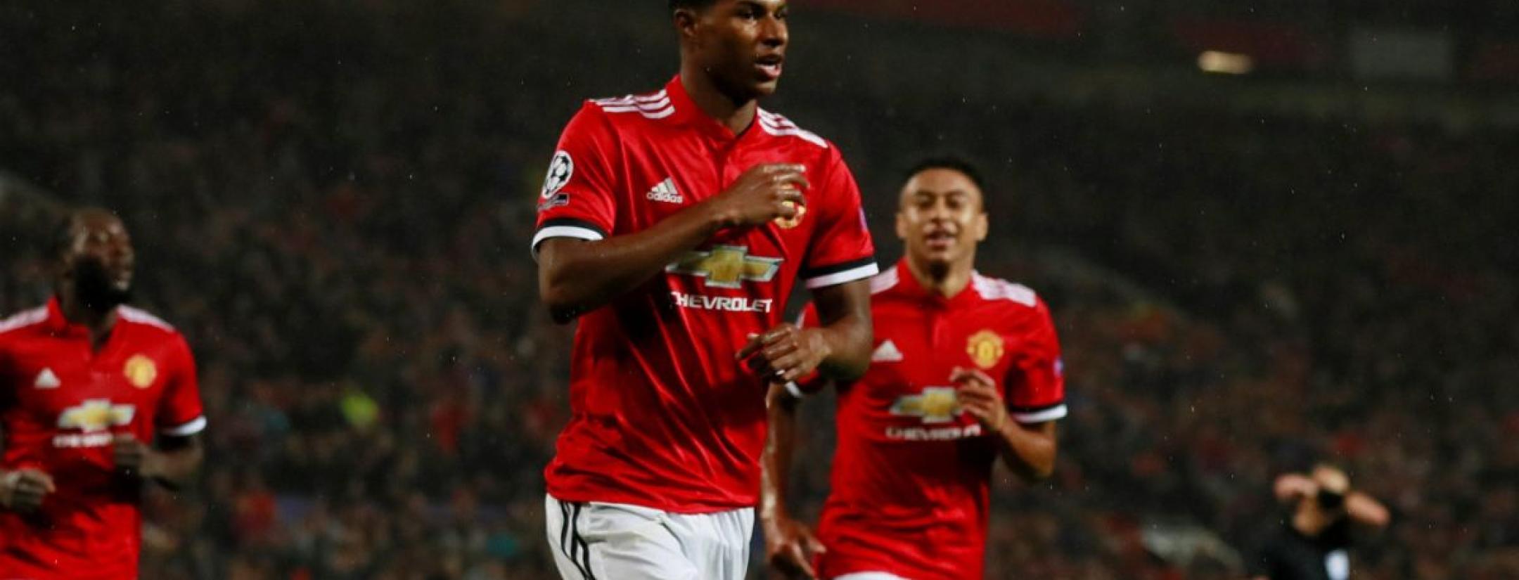 Marcus Rashford Champions League debut