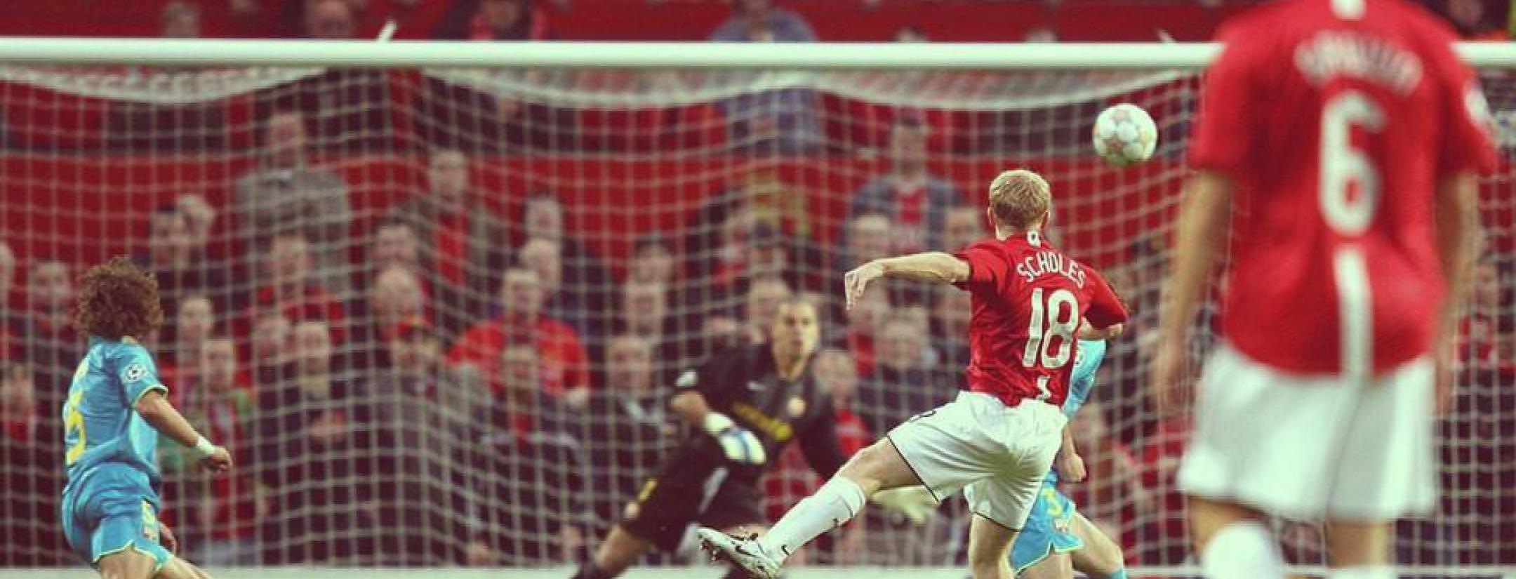 Paul Scholes goals from outside the box.