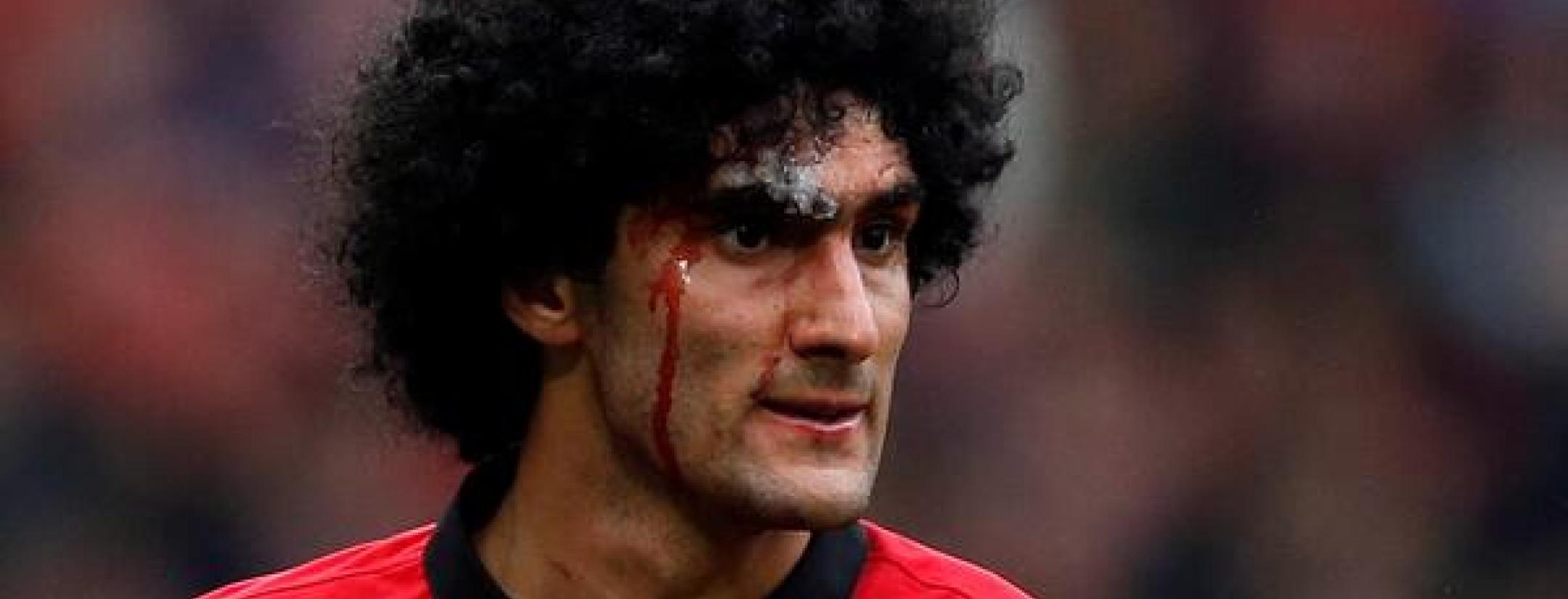 Marouane Fellaini during Manchester United-Liverpool