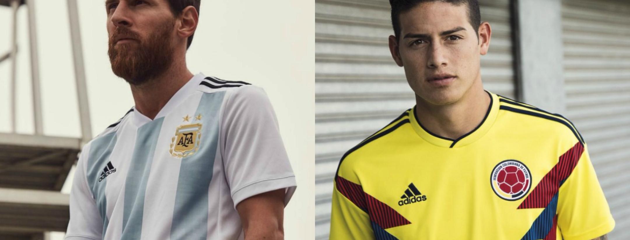 Adidas 2018 World Cup jerseys