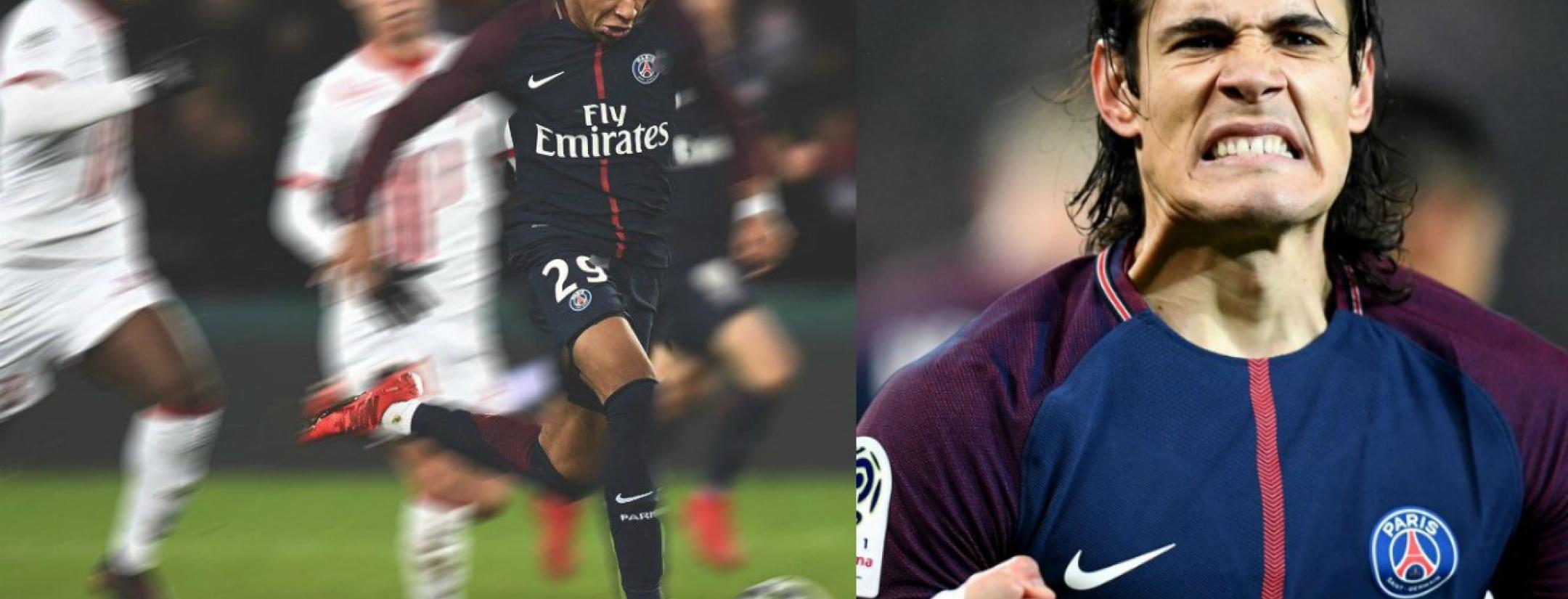 Edinson Cavani goal vs Caen