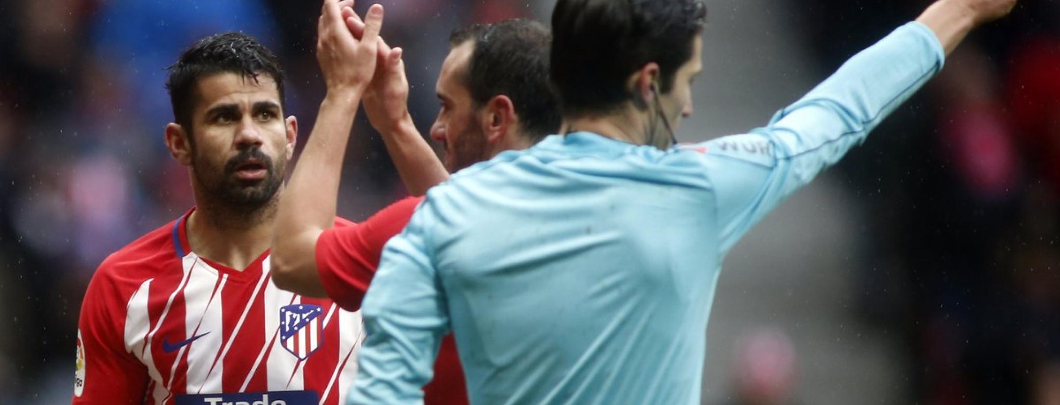 Diego Costa red card