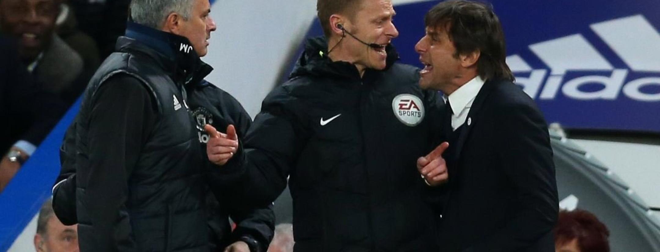 Jose Mourinho Antonio Conte fight