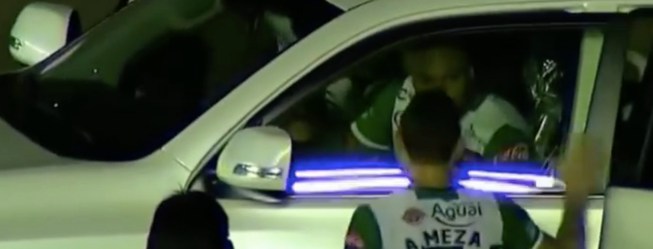Copa Libertadores car celebration