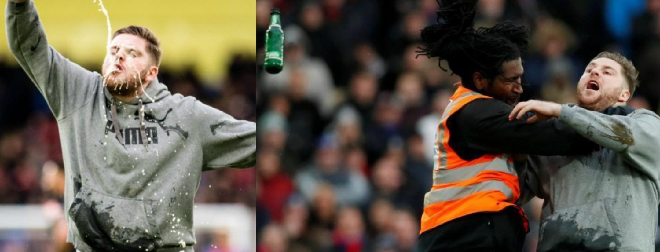 Crystal Palace pitch invader