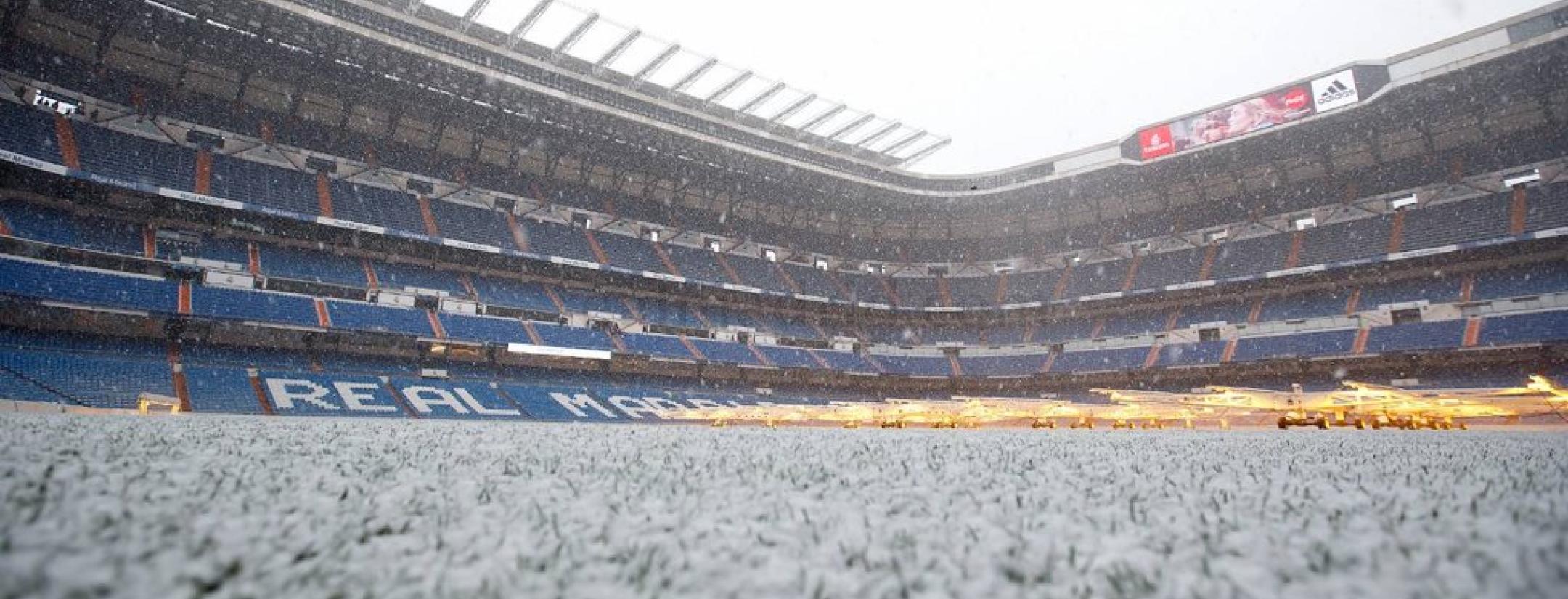 Real Madrid snow