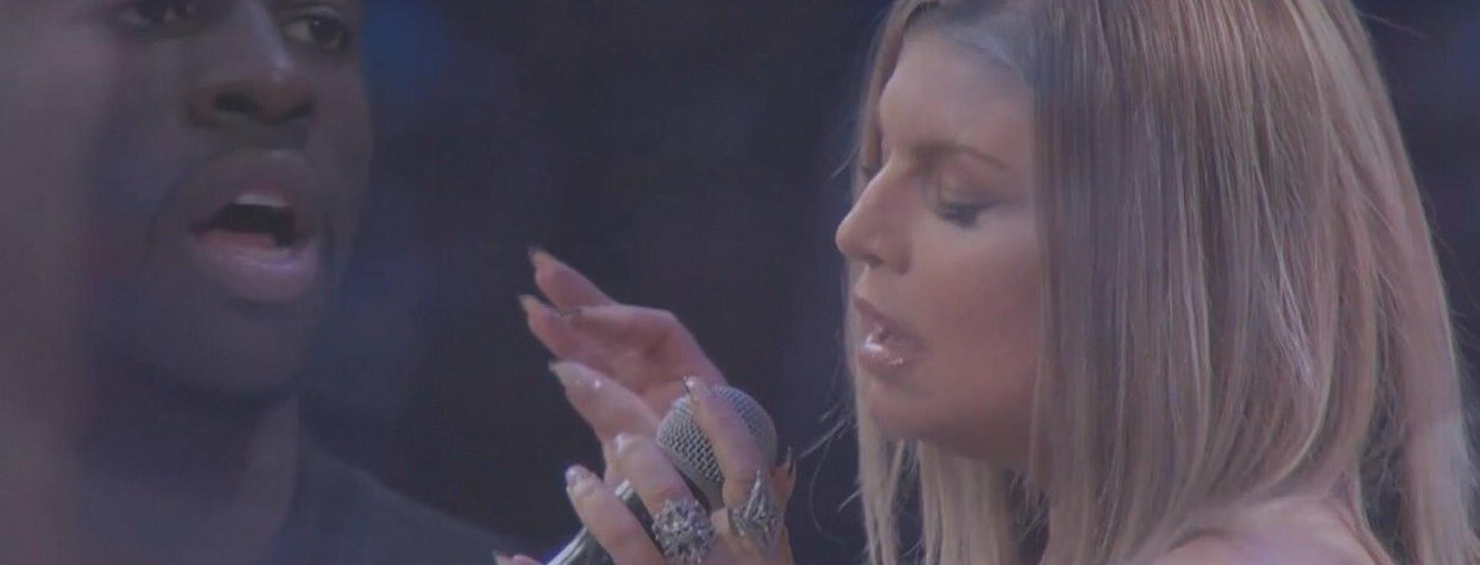 Fergie national anthem