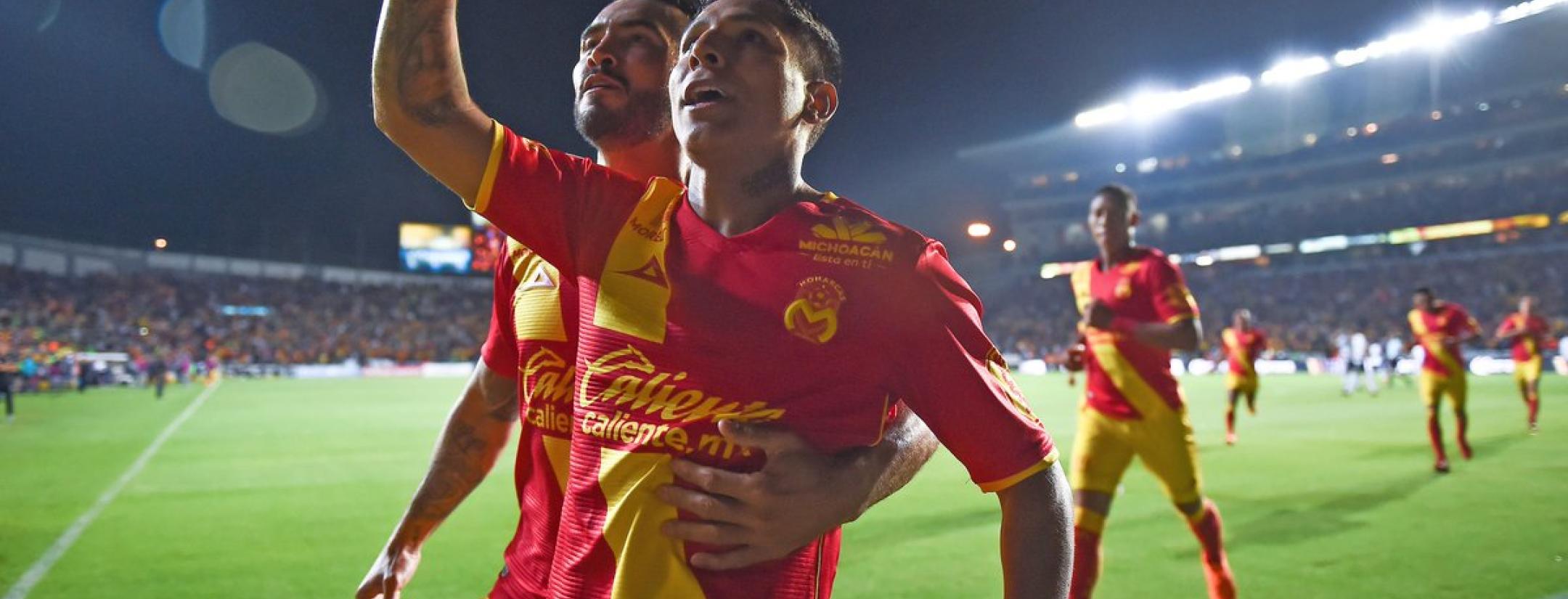 Raul Ruidiaz Morelia goal vs Atlas