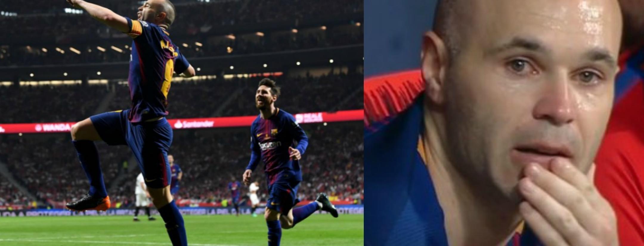 Andres Iniesta final Barcelona match