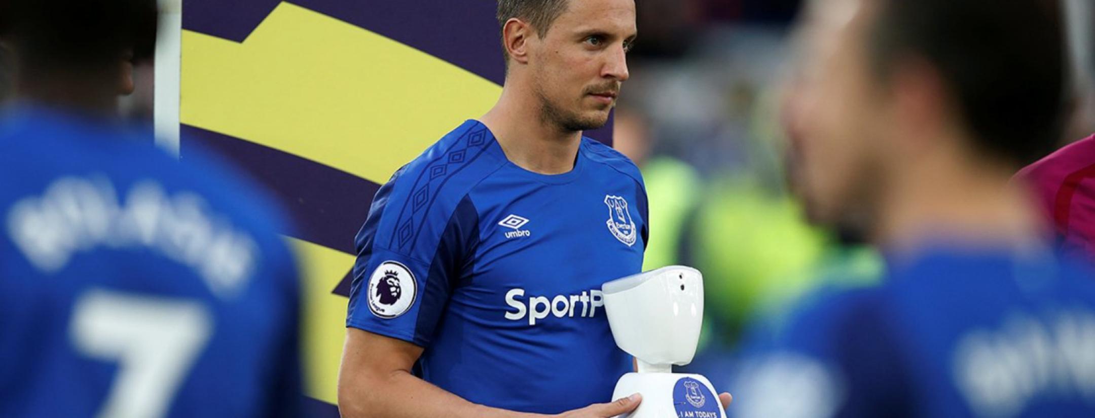 Everton Robot Mascot