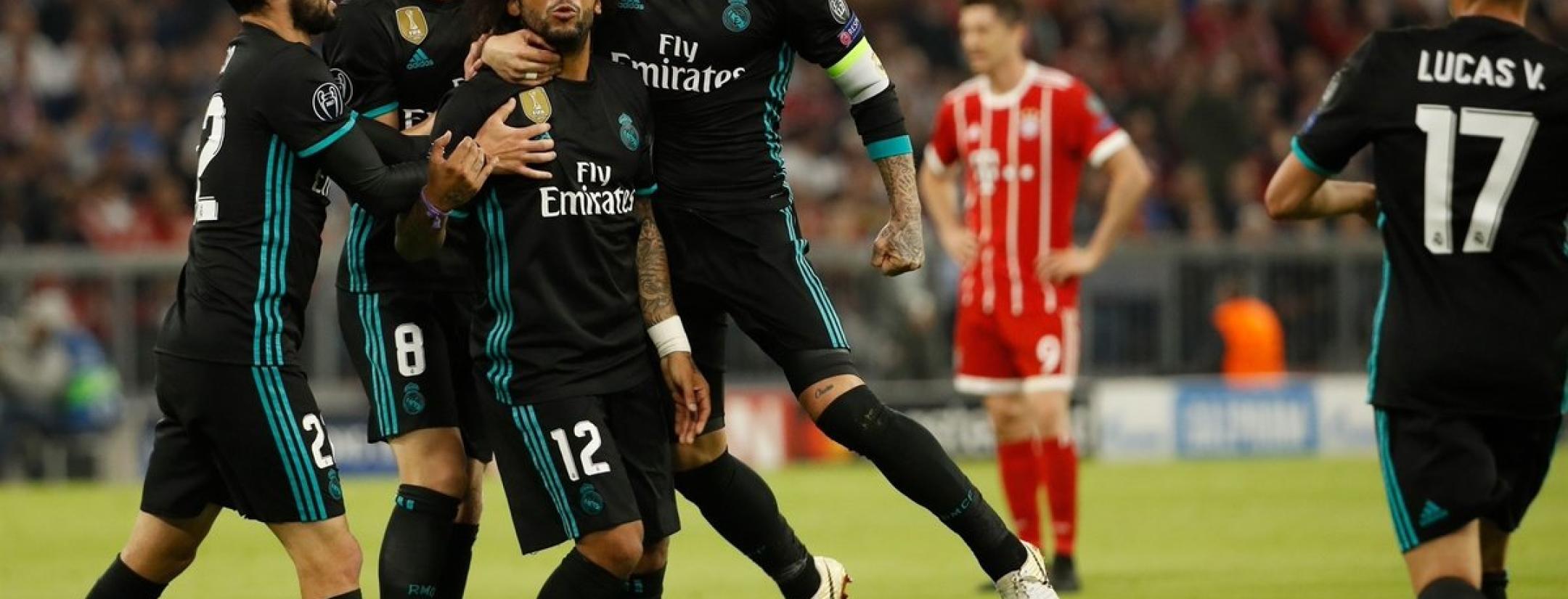 Marcelo inspires Real Madrid over Bayern Munich