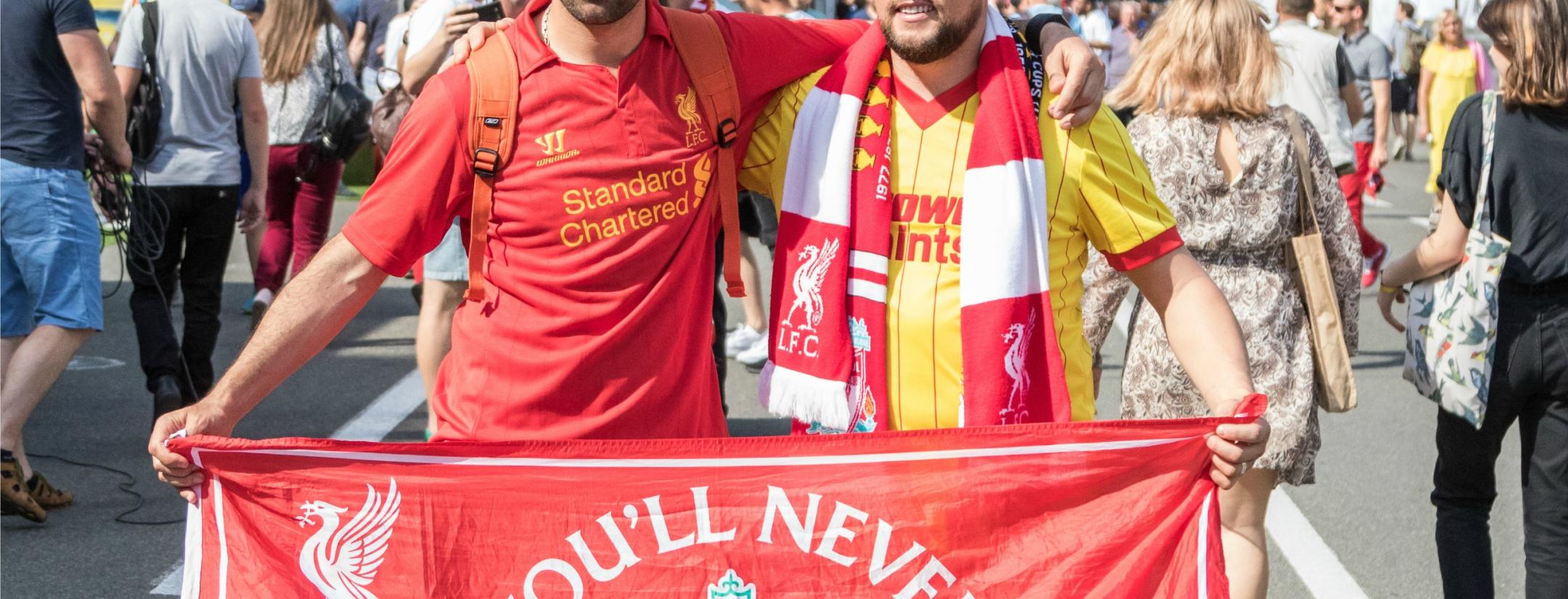 Liverpool and Real Madrid Fans