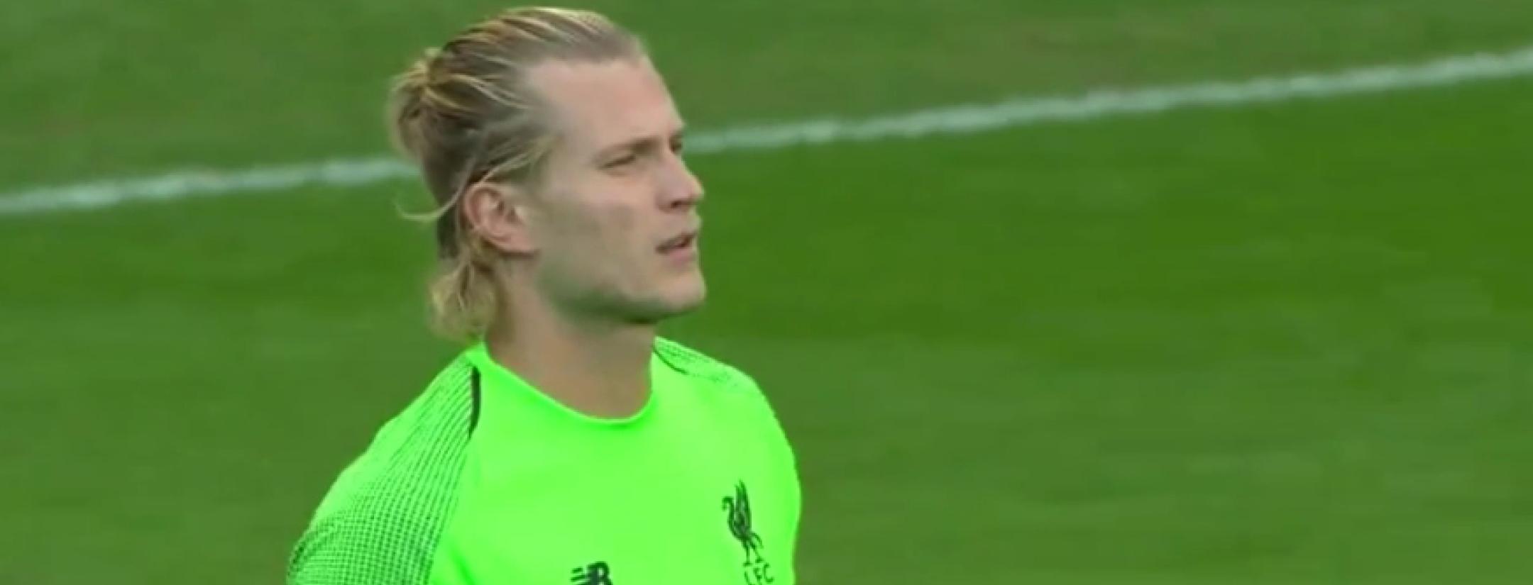 Loris Karius preseason mistake