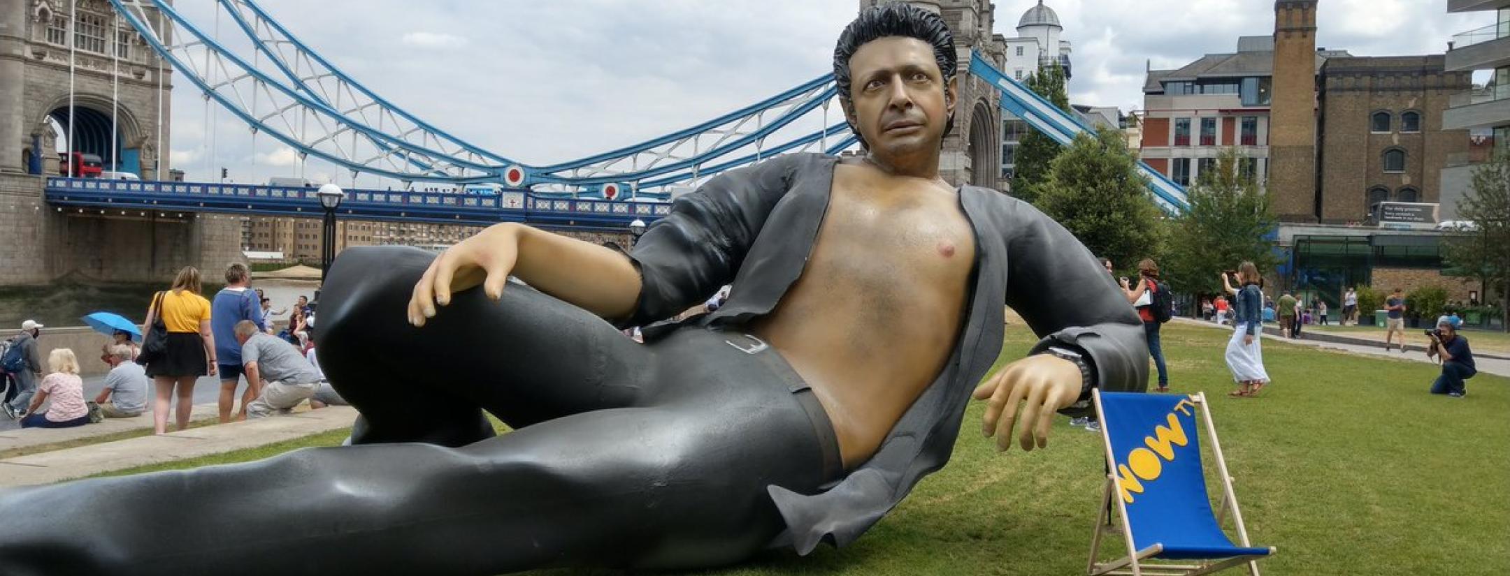 Jeff Goldblum Statue