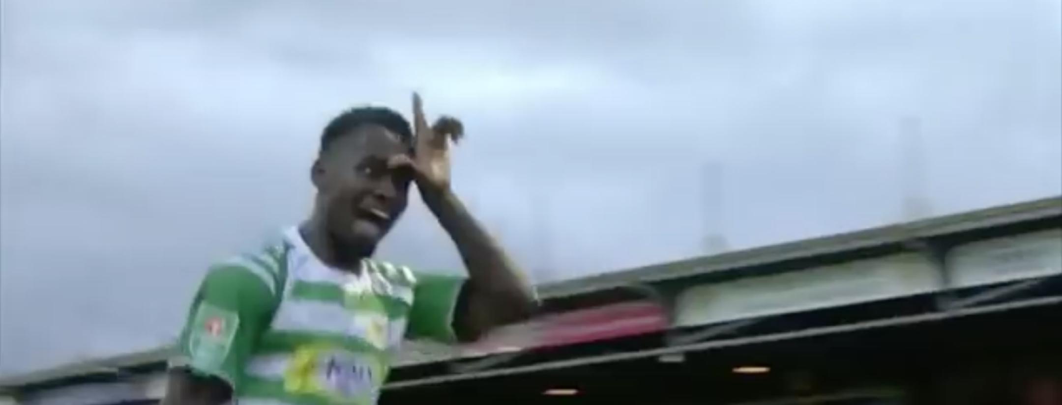 Yeovil Town Fortnite Celebration Fail