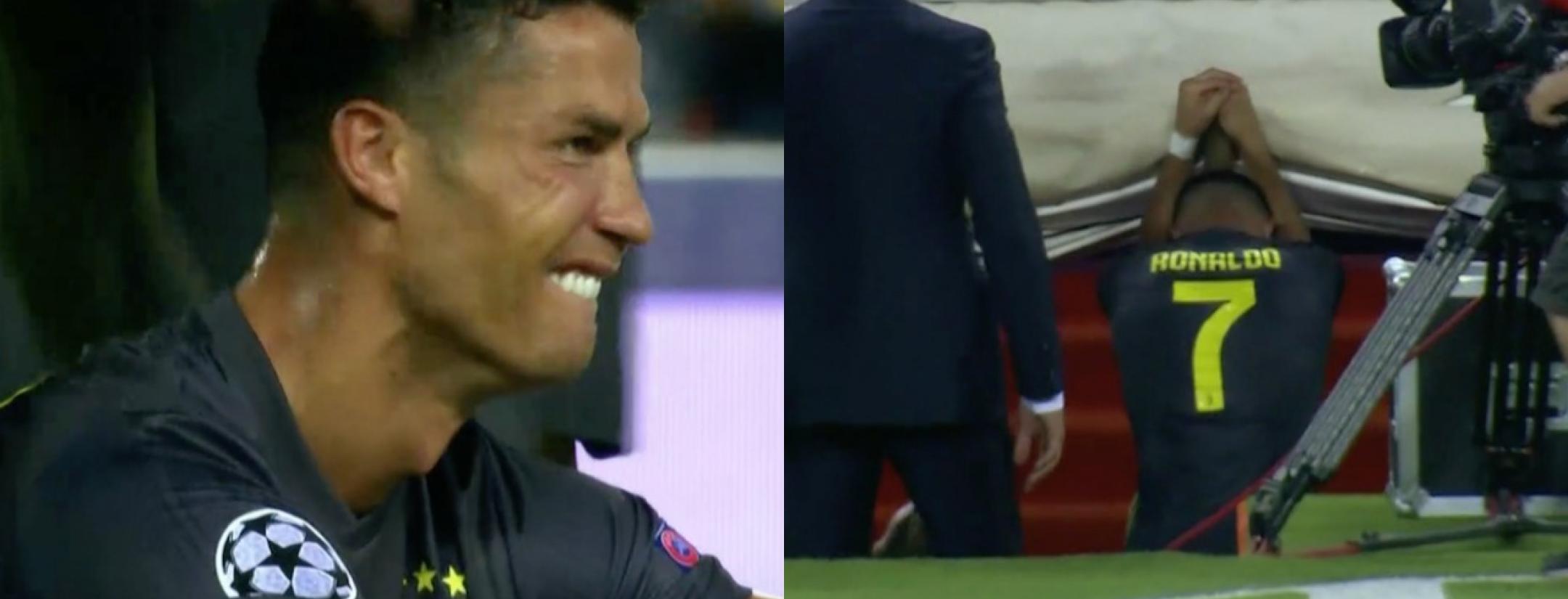 Cristiano Ronaldo red card vs Valencia