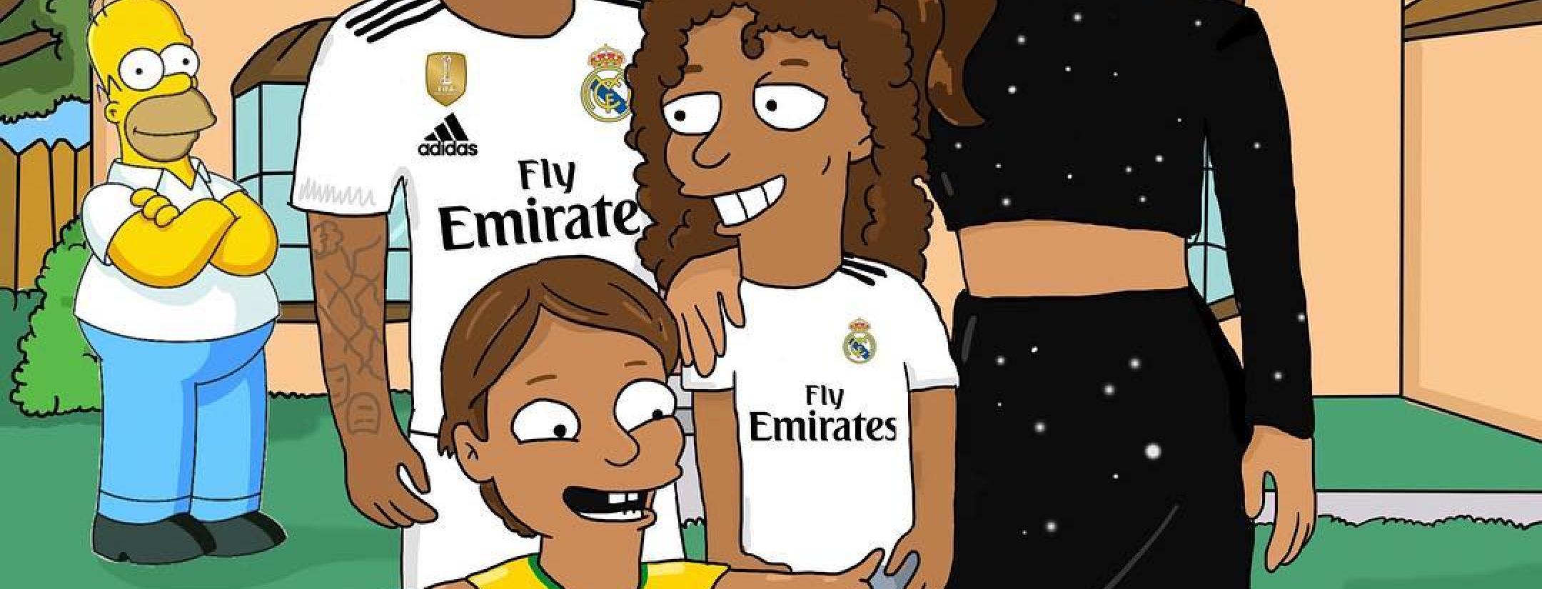 Soccer Players Drawn As Simpsons Characters