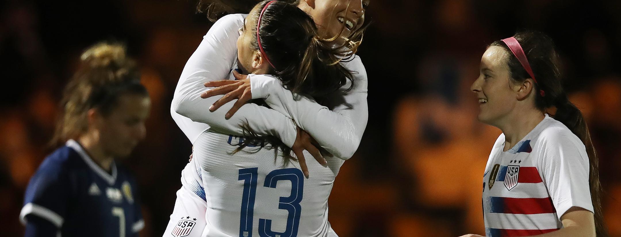 USWNT vs Scotland Highlights