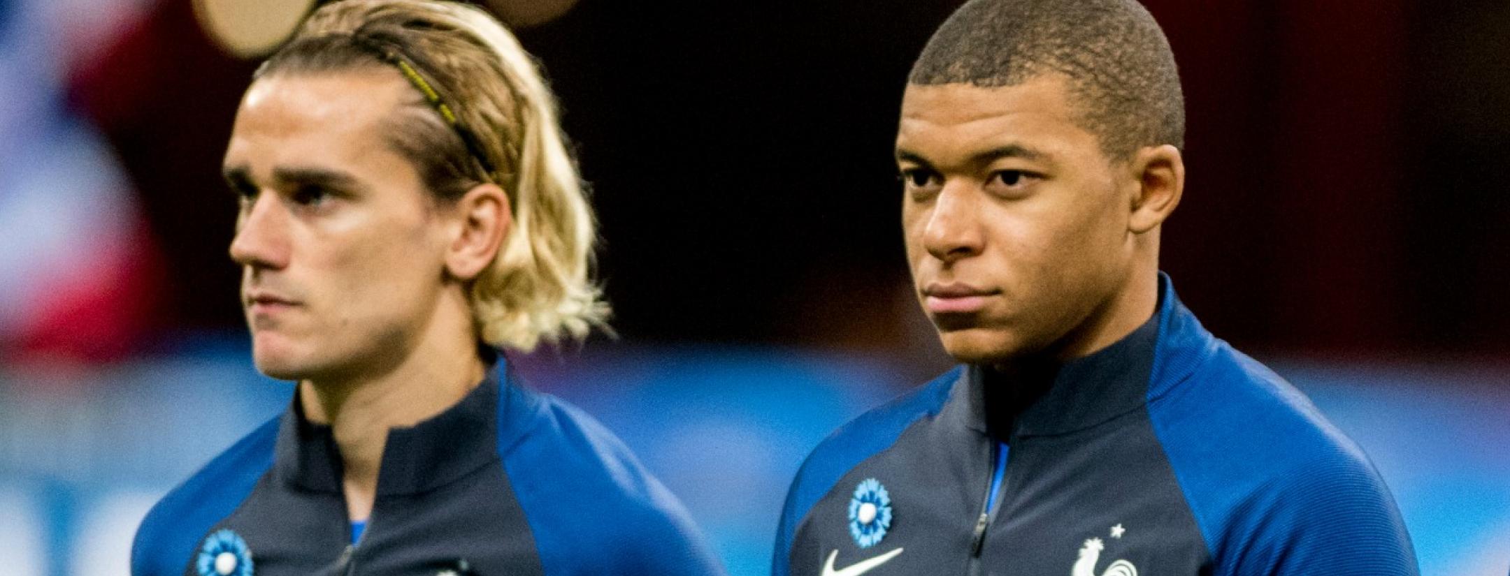 Griezmann Mbappe baby