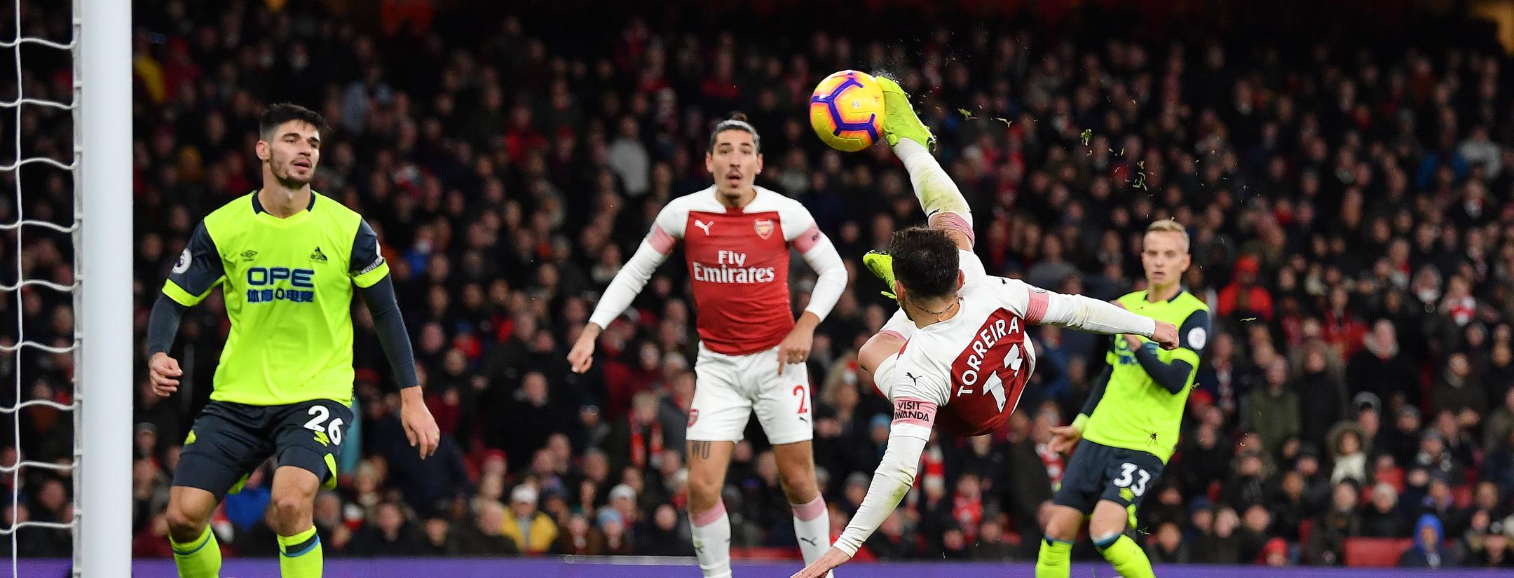 Lucas Torreira Goal vs Huddersfield