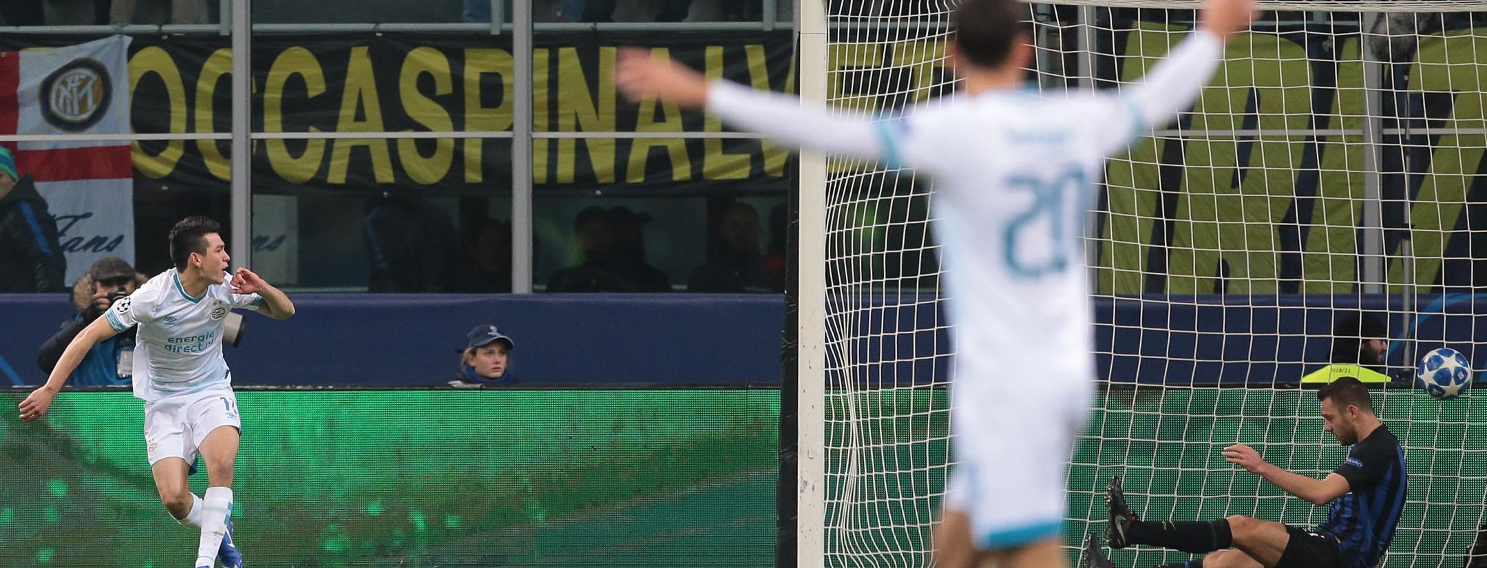 Chucky Lozano Goal vs Inter Milan