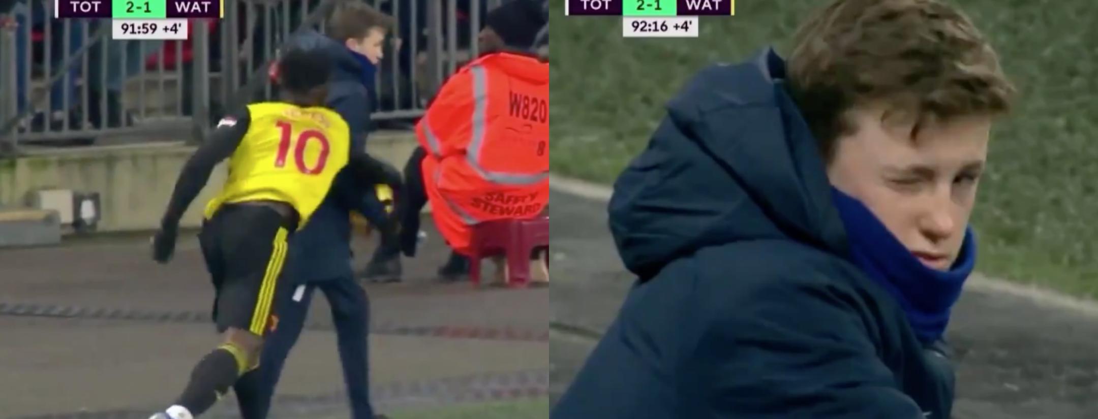 Tottenham Ball Boy vs Watford