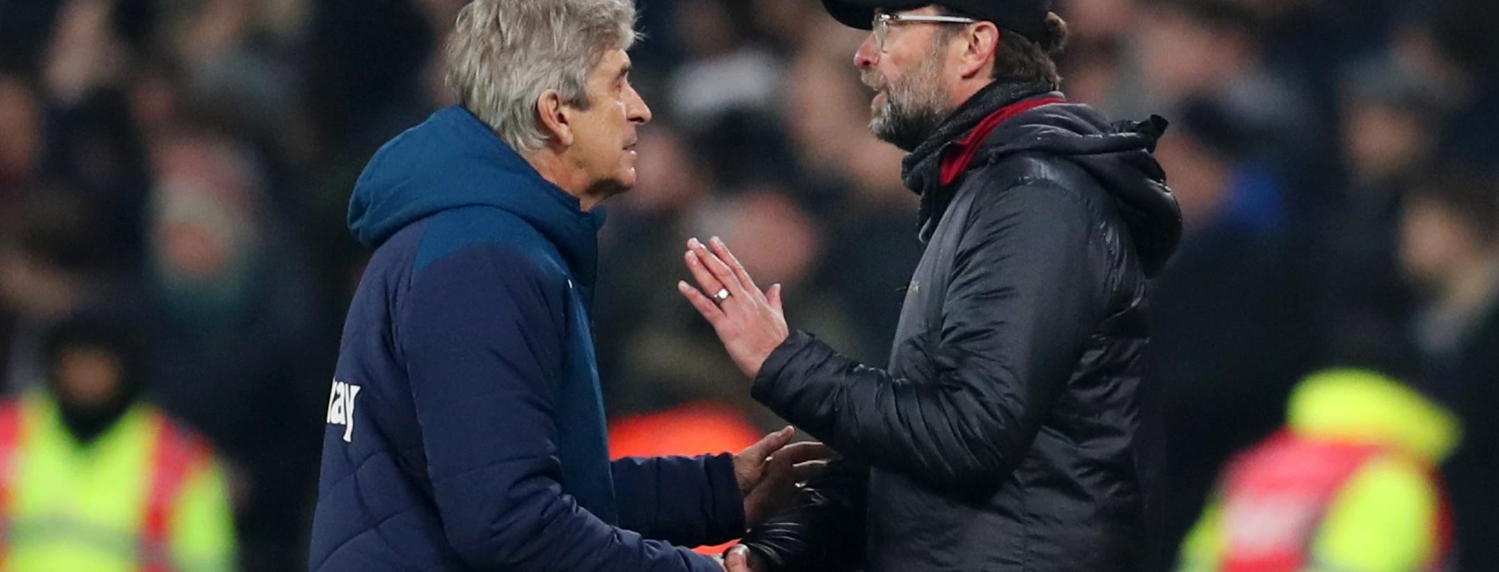 Jurgen Klopp and Manuel Pellegrini