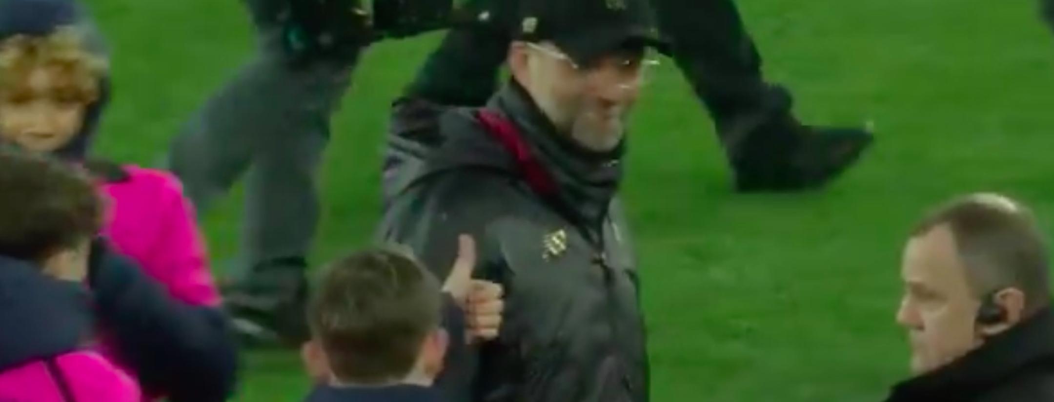 Klopp vs ball boy