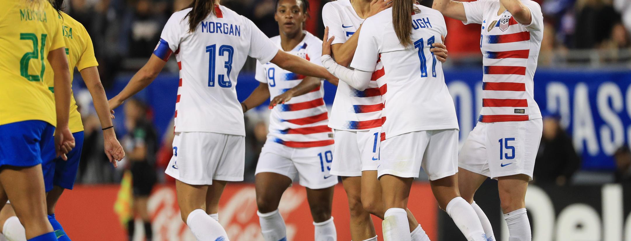 USWNT vs Brazil Highlights