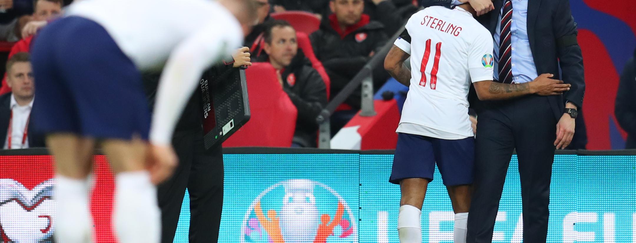Raheem Sterling Celebration vs Czech Republic