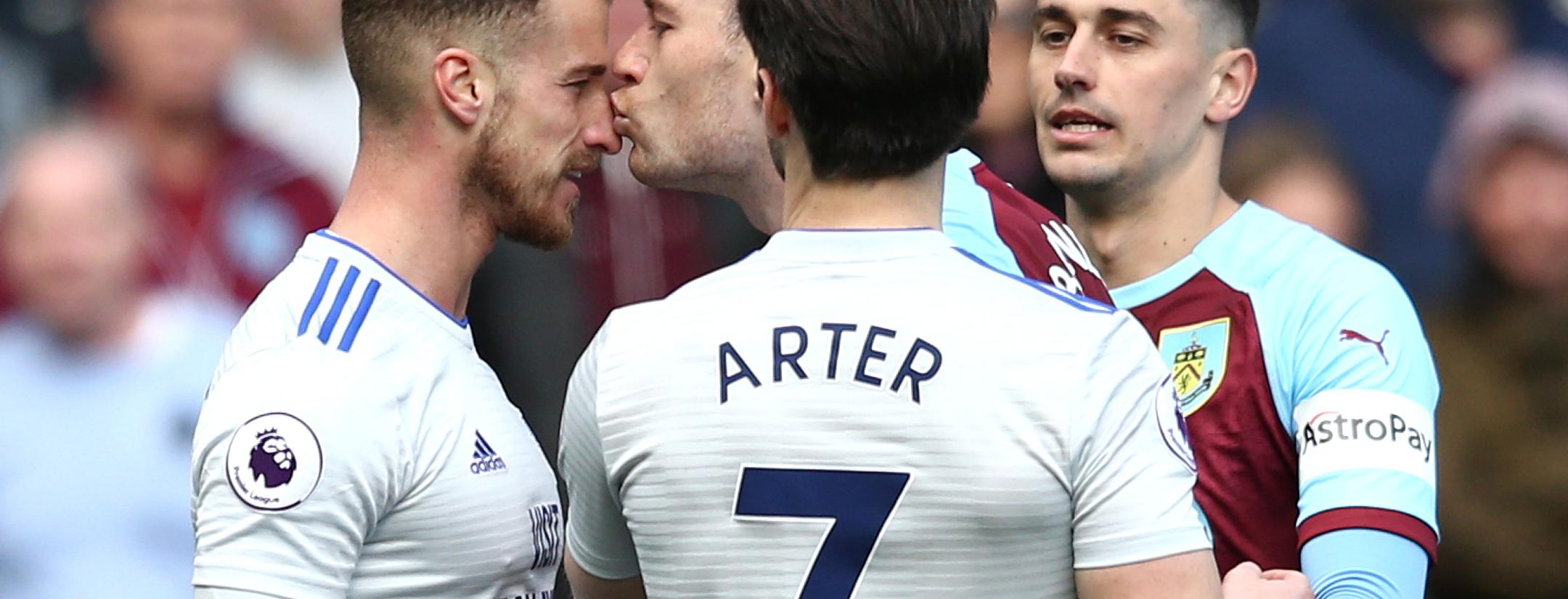 Ashley Barnes Yellow Card