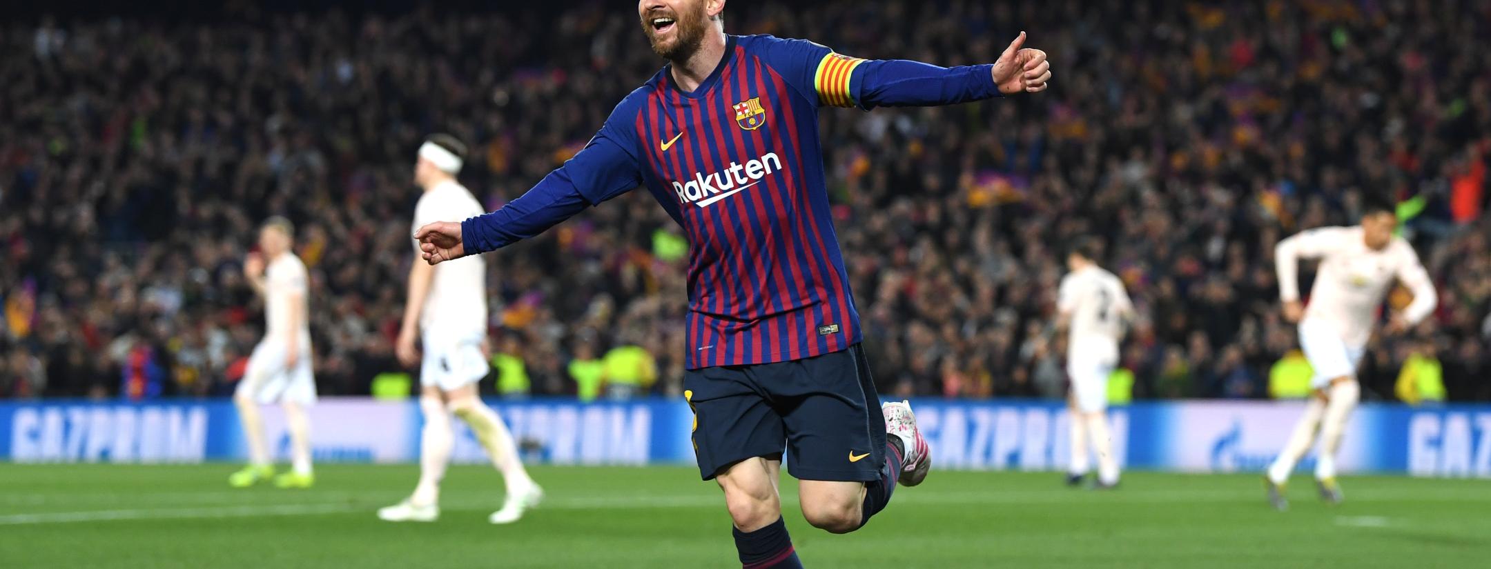 Lionel Messi Goal vs Man Utd