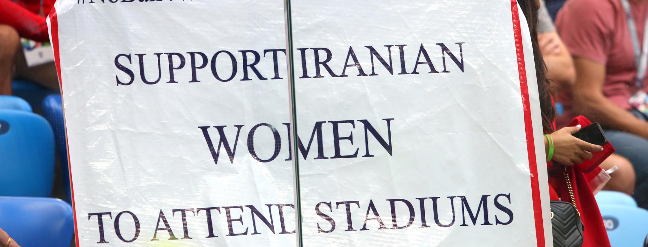 Iranian Woman Soccer Fan