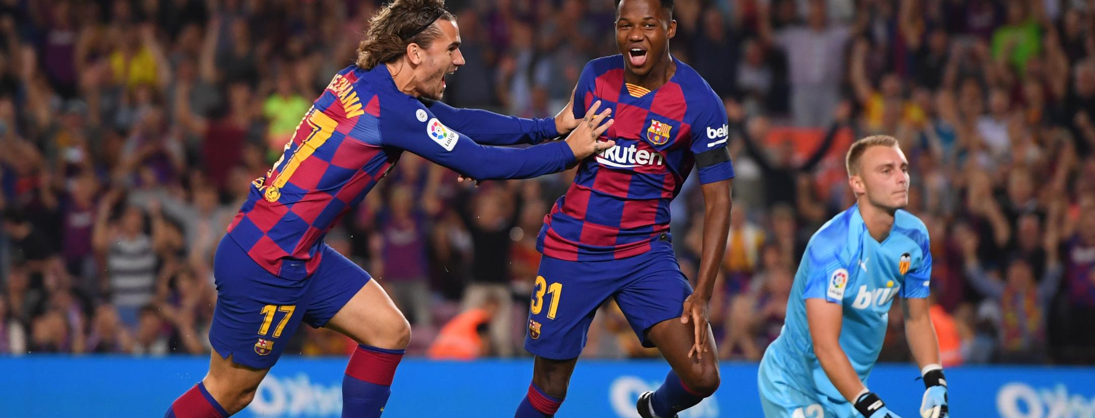 Ansu Fati Goal vs Valencia